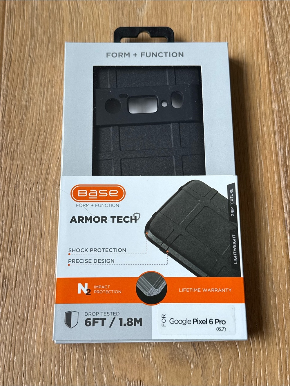 New Base Armor Tech Shock Protection Case for Google Pixel 6 Pro 6.7” Black Case